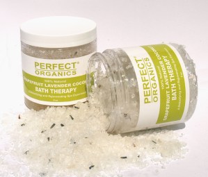 Grapefruit, Lavander, and Coconut Salt Scrub, Perfect Organics